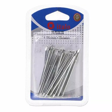 Italo Nails, Large Flange Aluminium Blind Nails 2.5Inches - Pack Of 15 Nails