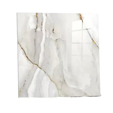 Decorative Grey And White Shade Marble Texture Designed Wall Sticker Wallpaper- 60X60Cm