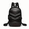 Cuican Kairui Large Capacity And Hardshell Mens Chest Crossbody Bag- Black