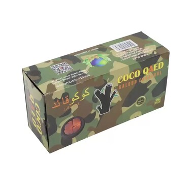 Coco Qaed Kaloud Charcoal, Natural Smokeless And Odorless Charcoal- 96Pcs