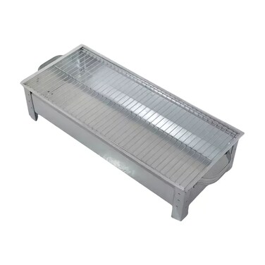 Portable Charcoal Tabletop Bbq Kebab Grills With Stand For Outdoor Camping- 47X27X14Cm