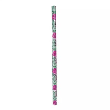 Wrapping Paper Roll, Pink &amp; Green Design - 70X200Cm Pack Of 3