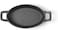 BLACKSTONE Cast Iron Skillet Compatible with Gas, Induction, Oven and Grill, Mini Oval Pan BC14129 18CM