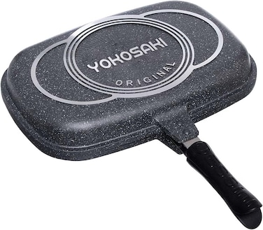 YOKOSAKI Die Casting Double Grill Pan 36cm