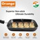 ORANGE Square Non-Stick Grill Pan 24cm