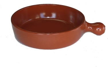 Regas Clay Paella Mud Frypan Traditional Spanish Clay Frying Pan Made In Spain-25CM