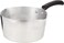 Raj Aluminum Saucepan with Handle KMP00L, Tea Pan Rice Pan Sauce Pan Milk Pan Coffee Pan-18.5CM-(Large)