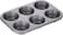 Prestige Carbon Steel 6 Cup Muffin Pan, Premium Non-Stick Coating, Easy Release Cake and Pastries- 28611
