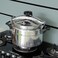 Royalford Aluminium Alloy Pressure Cooker 15 Liter, Silver- RF11177