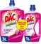 DAC Gold Disinfectant Multi-Purpose Cleaner - Rose (3 Litres + 1 Litre), For 99.9% Germs And Bacteria Removal
