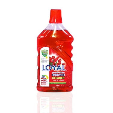 Loyal Surface Cleaner 800ml- Feast of Flowers, Disinfectant, Removes Stain, Brightens Surfaces, Lasting Fragrance