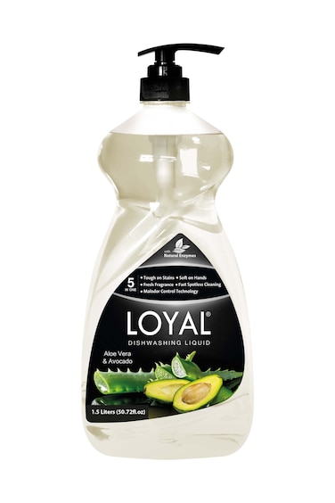 Loyal 5-in-1 Dishwashing Liquid- Aloe Vera &amp; Avocado 1.5 Liter