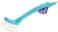 Clean Dish Brush With Square Bristles Scrub Brush With Durable Bristles For Kitchen Sink Dishes Pot Pan Size 25cm-Cyan&amp;White