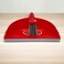 Perfect Home Plastic Dustpan And Brush 34cm-Red