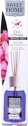 Sweet Home Collection Ambient Fragrance 100ml Fig &amp; Peony Reed Diffuser Made In Italy