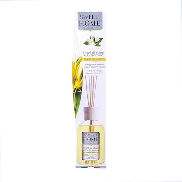 Sweet Home Ambient Fragrance Reed Diffuser Jasmine &amp; Ylang Leafs - 100ml Floral and Exotic Aroma
