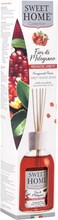 Sweet Home Ambient Fragrance Reed Diffuser Pomegranate Flowers - 100ml Long-Lasting Home Fragrance Elegant Design