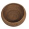 AKDC Rattan Round Fruit Basket Bowls Handwoven Storage Serving Baskets Wicker Organizer for Dinning Room-20CM