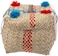 AKDC Rattan Bag W/Cover 15Cm X 18Cm X 14Cm Beige