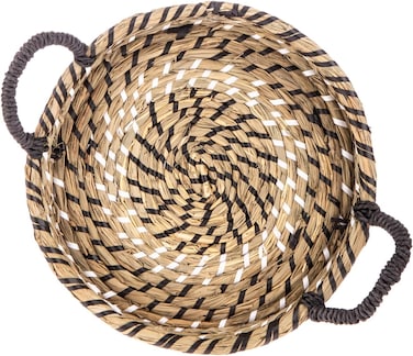 AKDC Rattan Basket W/Handle M 31Cm X 31Cm X 5Cm Multi