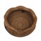 AKDC Rattan Round Fruit Basket Round Fruit Bowl Bread Basket Food Storage Bowl Snack Serving Bowl 22CM(Brown)