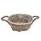 AKDC Rattan Basket for Organizing with Handle Cosmetic Storage Box-20cmX16cmX10cm(Small)