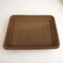 AKDC Wire Rectangle Tray Organizer for Home Bathroom Table Decoration-40cmX30cmX6cm-(Beige)