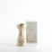 Otantik Naqsh Porcelain Incense Burner9Cm*17.5Cm, Ivory/Gold