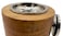 Akdc Wooden And Metal Incense Burner 10Cm*8Cm, Silver