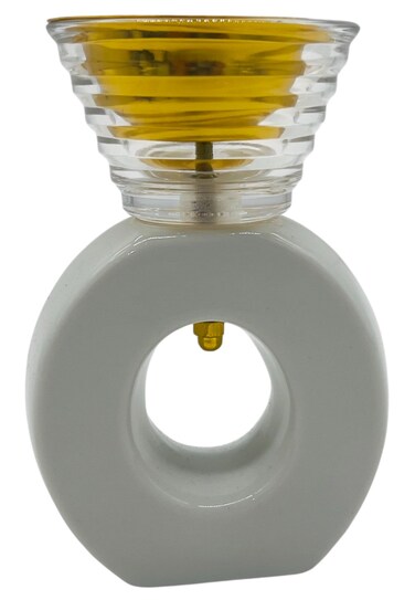 Akdc Ceramic Incense Burner 8.5Cm*13Cm, White