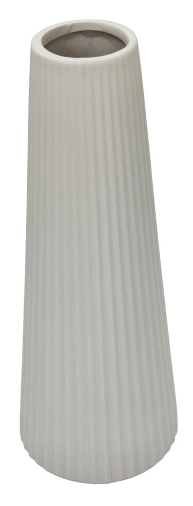 Akdc Ceramic Flower Vase 26Cm*5Cm, Off White