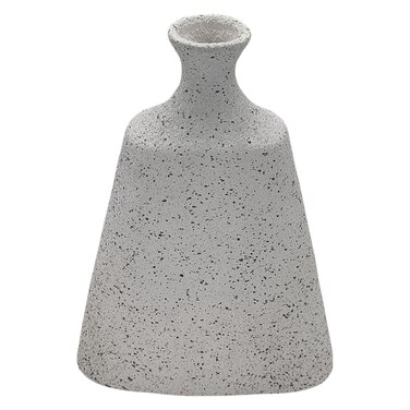 Akdc Ceramic Flower Vase For Entryway Living Room Bedroom Dining Table Centerpiece Office Home D&eacute;cor-27Cmx5Cm-White&amp;Black