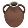 Akdc Ceramic Vase Home D&eacute;cor Accents Table With Handle-27Cmx7Cm-Pink&amp;White