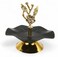 Baykar 1 Tier Dates Plate Golden Black 12Cm
