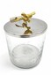 Glass Canister With Silver Lid 18Cm