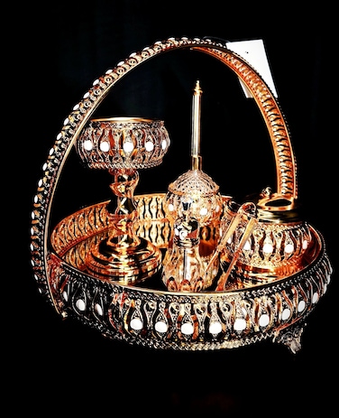 Incense Burner Set With Round Stand 1211