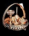 Incense Burner Set With Round Stand 1211