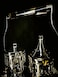 Fursan Acrylic With Steel 2Pcs Candy Pot With Holder