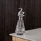 Almarjan Perfume Bottle 17 Tola(Vr-D41-5-Silver) - Glass With Swan Knob