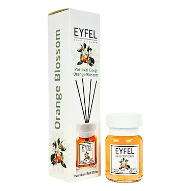 Eyfel Reed Diffuser Orange Blossom Fragrance With Sticks Liquid Home Fragrances- 120Ml