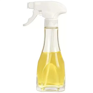 Portable Oil Sprayer Mini Glass Spray Bottle For Easy Control The Oil While Cooking- Silver