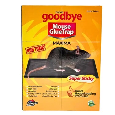 Goodbye Super Adhesive Mouse Glue Trap Maxima Non Toxic And Super Sticky-1pc