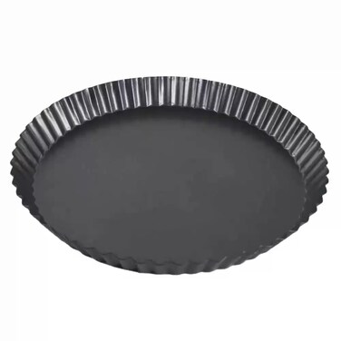 Home Maker Avci Non-Stick Easy To Clean Round-Wave Shape Tart Pan-28Cm