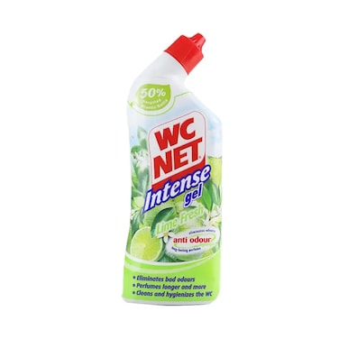 WC Net Intense Gel Lime Fresh Anti Odour Toilet Cleaner- 750ml