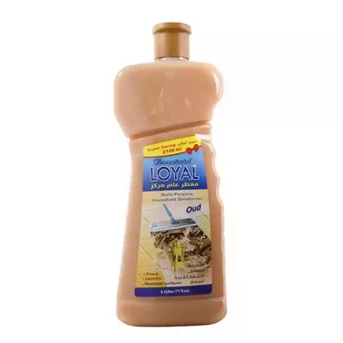 Loyal Oud Scented Concentrated Multi-Purpose Household Deodorizer- 2100ml Super Saving Pack