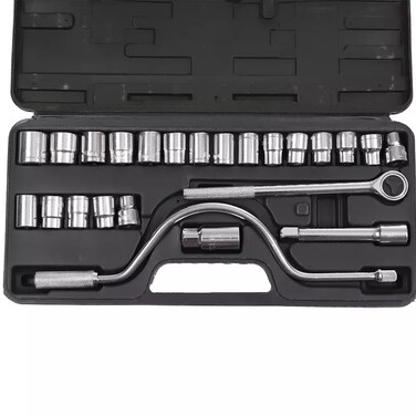 Wrench Set Metric Tools Kit Durable Materials 24Pcs