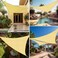 Triangle Sun Shade Sail Waterproof Durable Sunscreen Canopy Uv Block For Outdoor Use