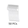 Falcon Disposable Clear Plastic Forks 6.5 Inch Size- 50Pcs