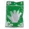 Tdk Disposable Transparent Plastic Gloves Set - Green