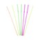 Mengte Multicolour Plastic Drinking Disposable Straw For Milkshake And Smoothie- Pack Of 100 Pcs